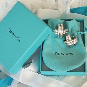 Tiffany & Co. Silver Knot Earrings